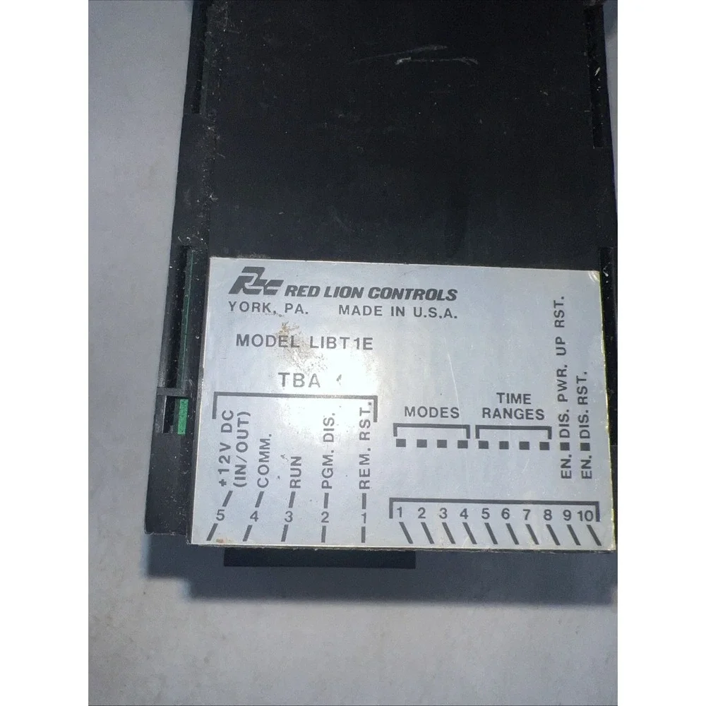 Red Lion Control LIBT1E Single Preset LCD Controller Libra Series 50/60HZ 230V